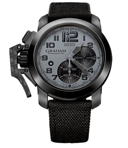 Graham Chronofighter Black Grey 2CCAU.S01A replica watch